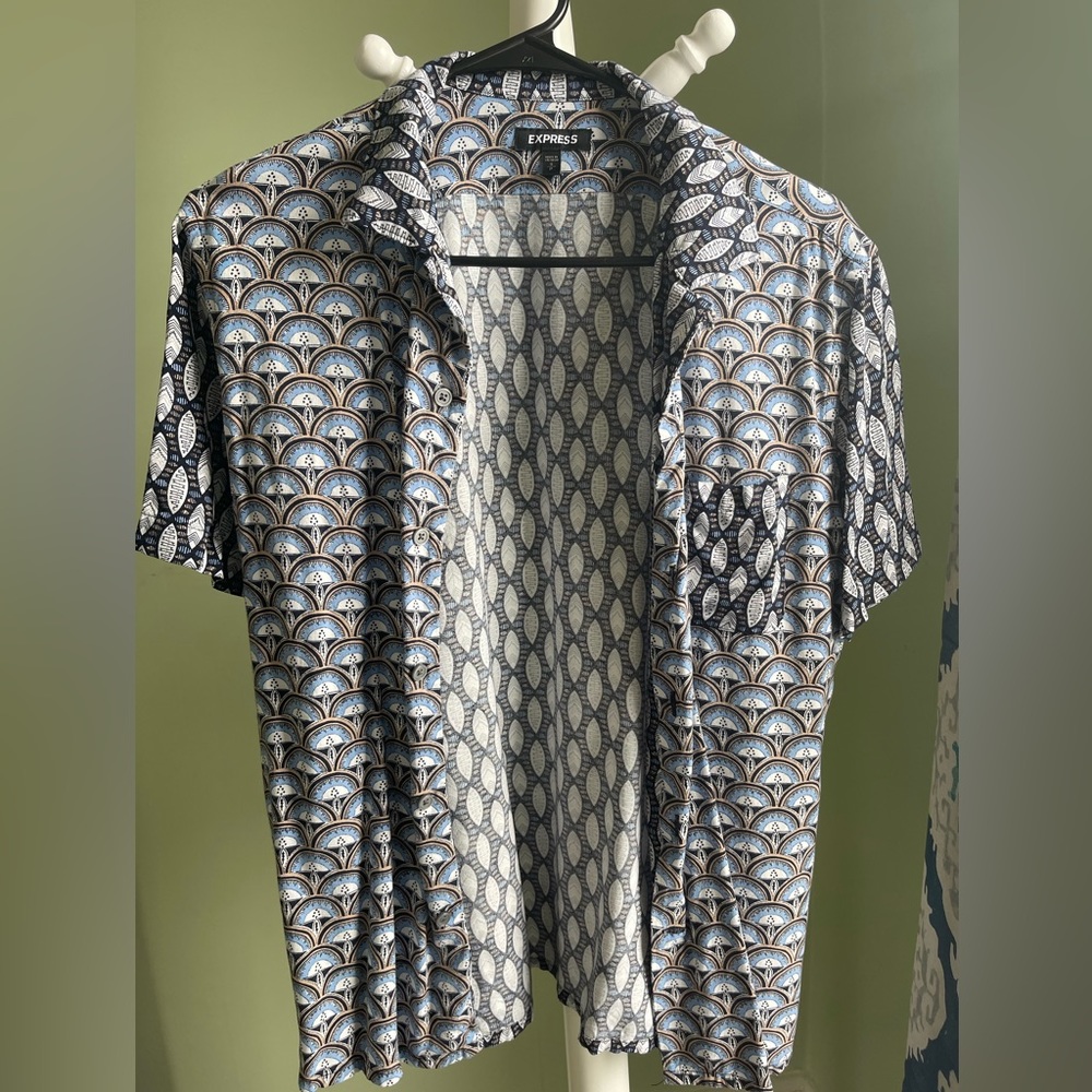 Express Short Sleeve Button Down